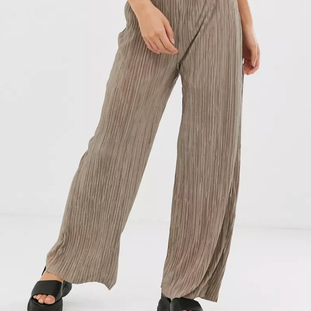 Another Reason Relaxed Plisse Pants